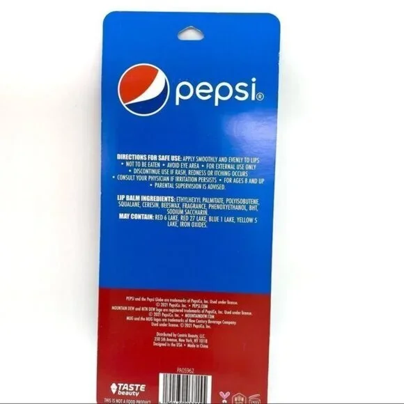 Pepsi Flavored Lip Balm Set 8 Pieces NEW - Picture 4 of 5